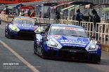 スーパーGT岡山公式テストでピットアウトするリアライズコーポレーション ADVAN GT-Rと