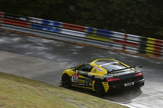 2020年ニュルブルクリンク24時間レース　チームGitiタイヤモータースポーツ by WSレーシング アウディR8 LMS GT4（カリ-ペッカ・ラクソネン／クリスチャン・ジェスペン／ヤン・ソーレンセン／ローランド・ワシュカウ）
