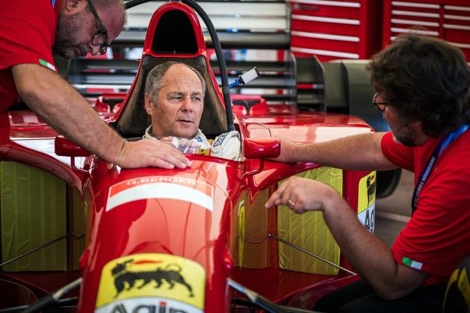 2023年9月、ニュルブルクリンクでのレッドブルのイベントに姿を見せたゲルハルト・ベルガー